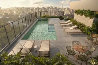Piscina no rooftop