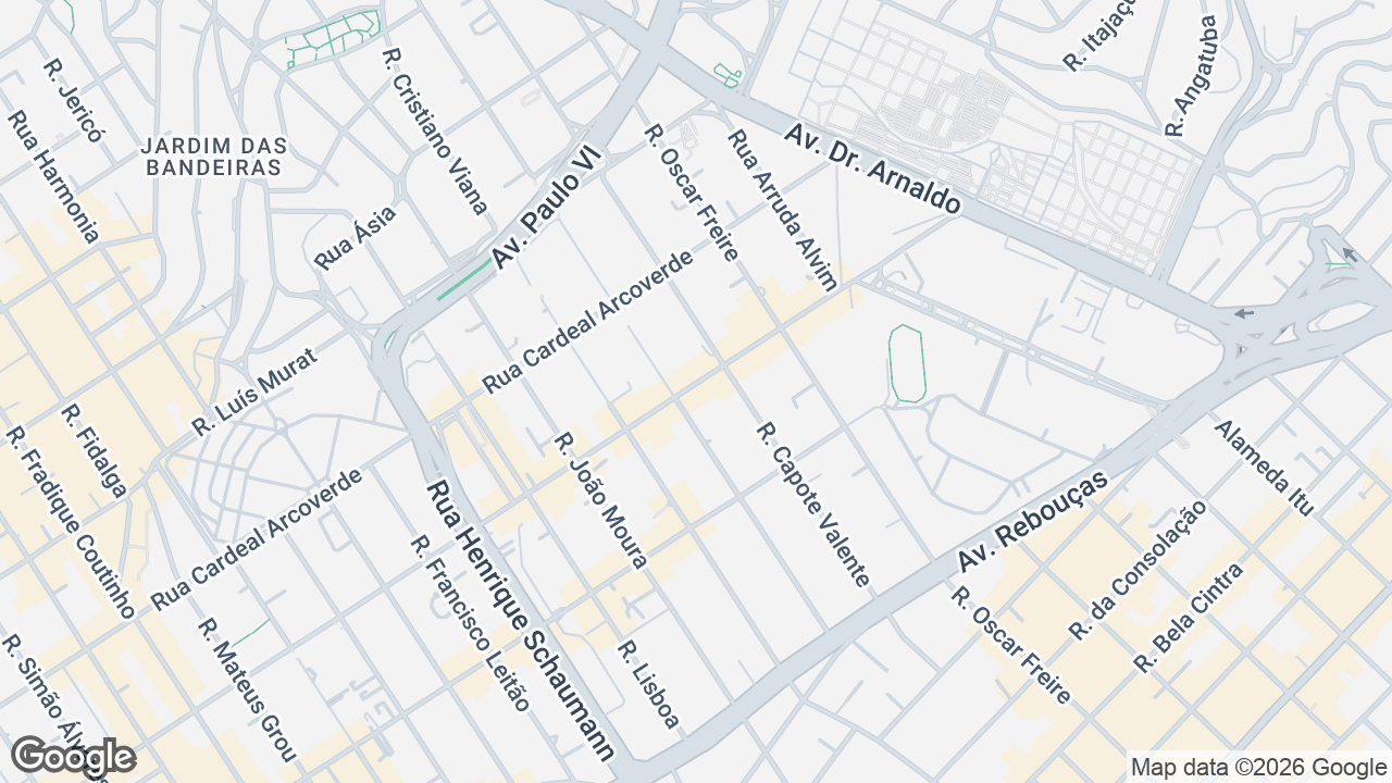 Localização aproximada — Rua Teodoro Sampaio, 653, Pinheiros, São Paulo