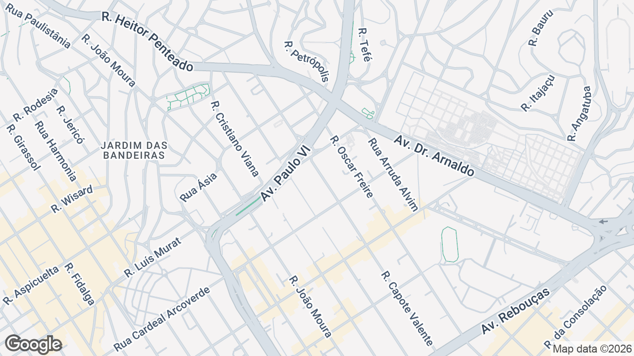 Localização aproximada — Rua Capote Valente, 933, Pinheiros, São Paulo