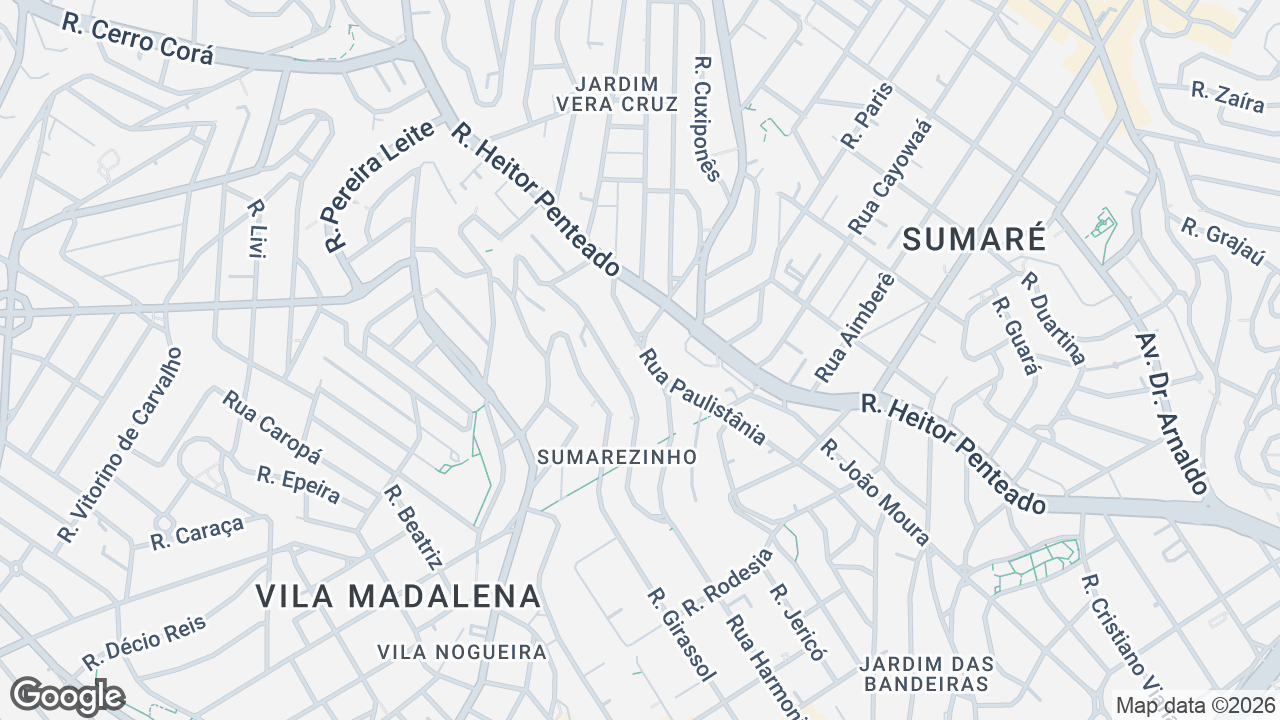 Localização aproximada — Rua Paulistânia, 220, Vila Madalena, São Paulo